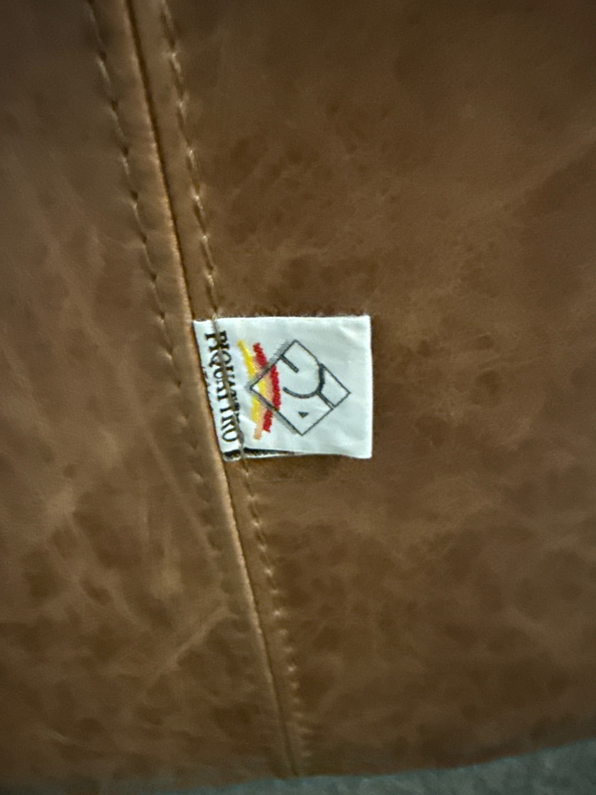 Lædersofa brun 3 Pers.
